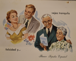 Cartoon depicting two heterosexual couples.